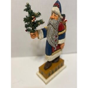 David Frykman Portfolio 13"‎ Walking Santa w/Christmas Tree ***Vintage 1996